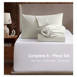 nestl split king microfiber sheets in original packaging.